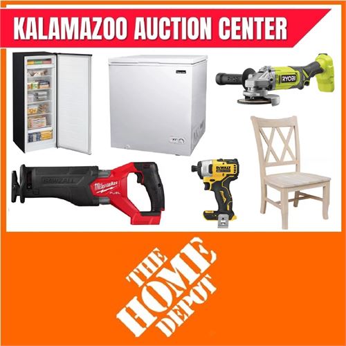 Overstock/Returns - Home Improvement - Kalamazoo Auction Center