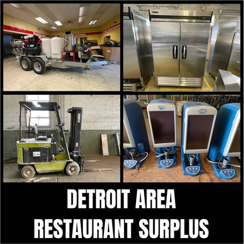 Surplus Assets - Detroit Area Restaurant Surplus