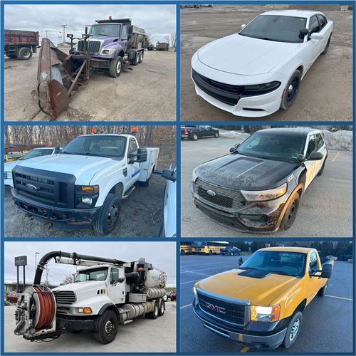 Surplus Assets - Municipal Owned Vehicles/Equipment & Seized Assets