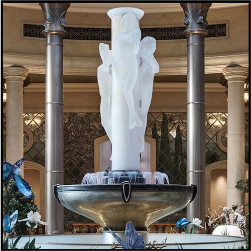 "Acqua di Cristallo" Lobby Statue / Fountain-The Palazzo at The Venetian Resort