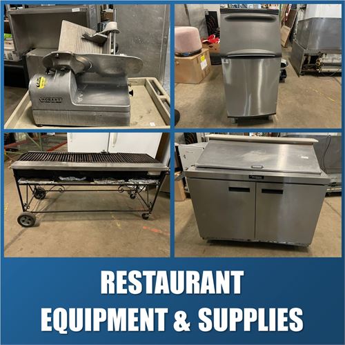 Surplus Assets - Monthly Restaurant Equipment & Supplies