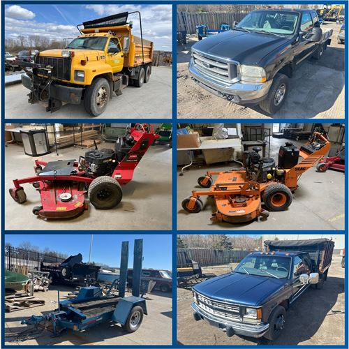 Surplus Assets - Spring Equipment, Vehicles, and Landscaping Supplies Auction