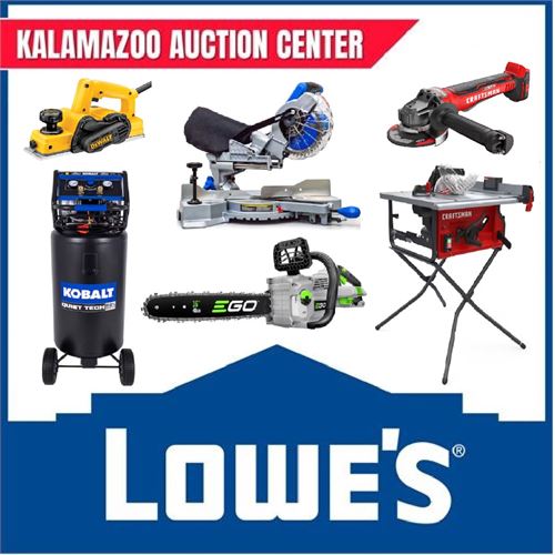 Overstock/Returned Goods - Home Improvement - Kalamazoo Auction Center