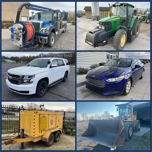 Surplus Assets - Municipal Owned Vehicles/Equipment & Seized Assets