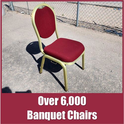 Las Vegas Casino / Resort Surplus Assets - Over 6,000 Banquet Chairs