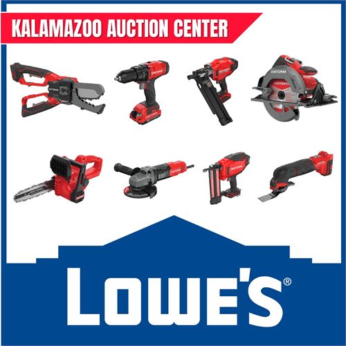 Overstock/Returned Goods - Lowes - Kalamazoo Auction Center