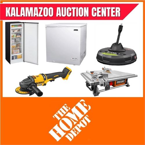Overstock/Returns - Home Improvement - Kalamazoo Auction Center
