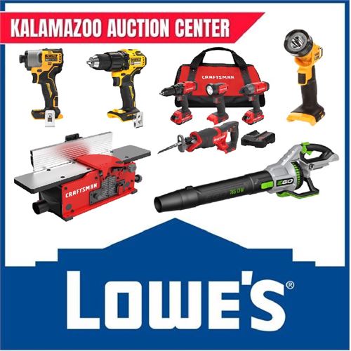 Overstock/Returned Goods - Home Improvement - Kalamazoo Auction Center