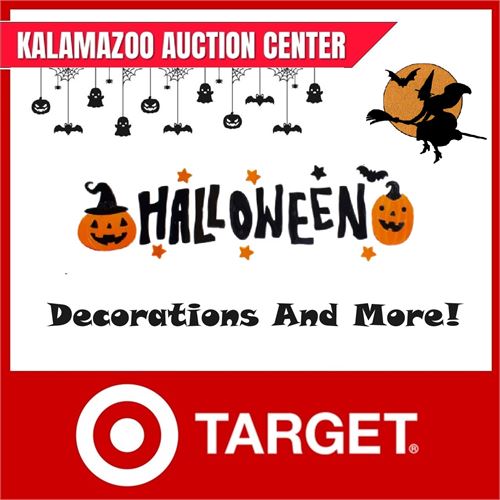 Overstock/Returns - Halloween Decorations - Kalamazoo Auction Center