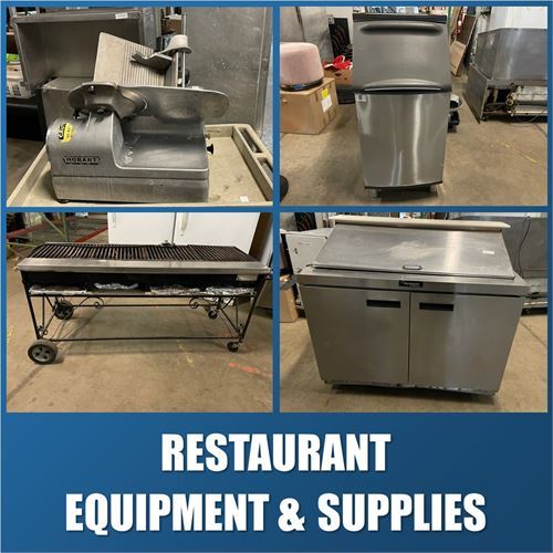 Surplus Assets - Monthly Restaurant Equipment & Supplies