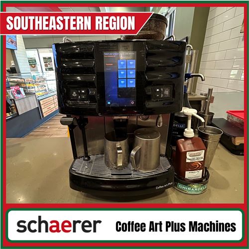 Schaerer Coffee Art Plus Machines - SOUTHEASTERN US REGION