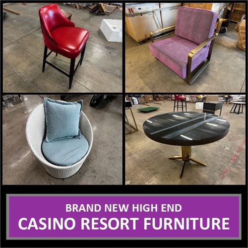 Surplus Assets - Brand New Luxury Casino / Resort High End Furniture