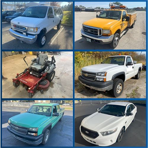 Surplus Assets - Municipal Owned Vehicles/Equipment & Seized Assets