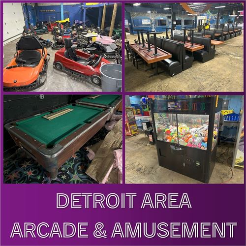 Business Liquidation - Detroit Area Arcade & Amusement Business