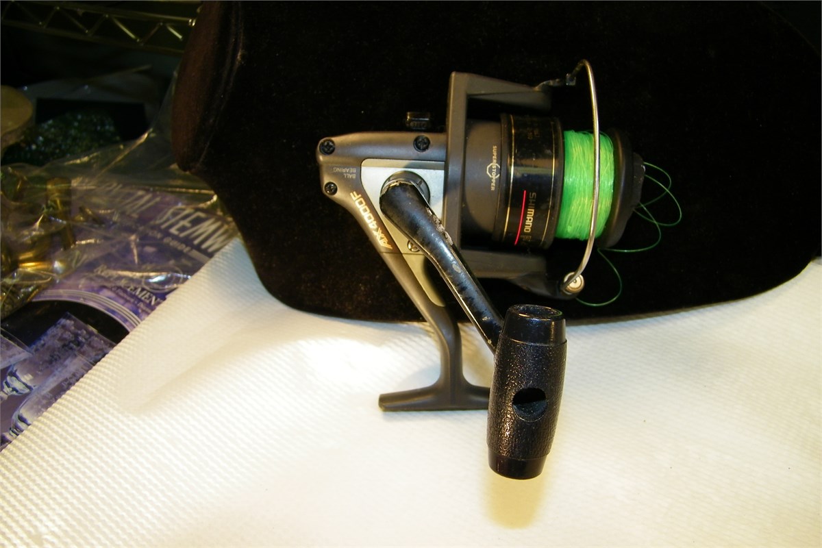 Biddergy - Worldwide Online Auction and Liquidation Services - Shimano Ax  4000F Fishing Reel