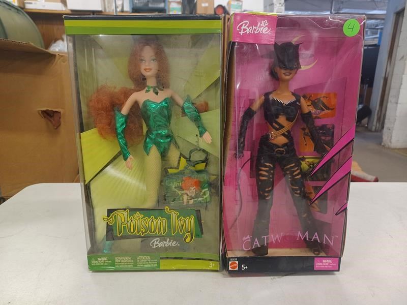 Biddergy - Worldwide Online Auction and Liquidation Services Barbie Catwoman & Poison