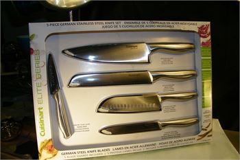 Sold at Auction: 6pc-Cuisinart Knife Set In Colors