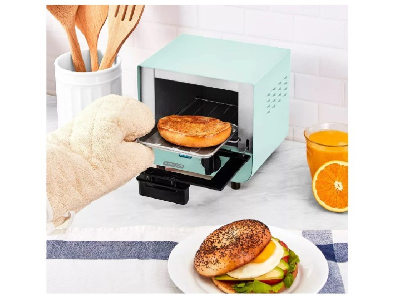 Dash Mini Toaster Oven Cooker for Bread  Toaster oven recipes, Mini toaster,  Toaster oven