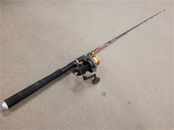 Biddergy - Worldwide Online Auction and Liquidation Services - Rhino Kevlar  Fishing Rod & Penn Spinning Reel