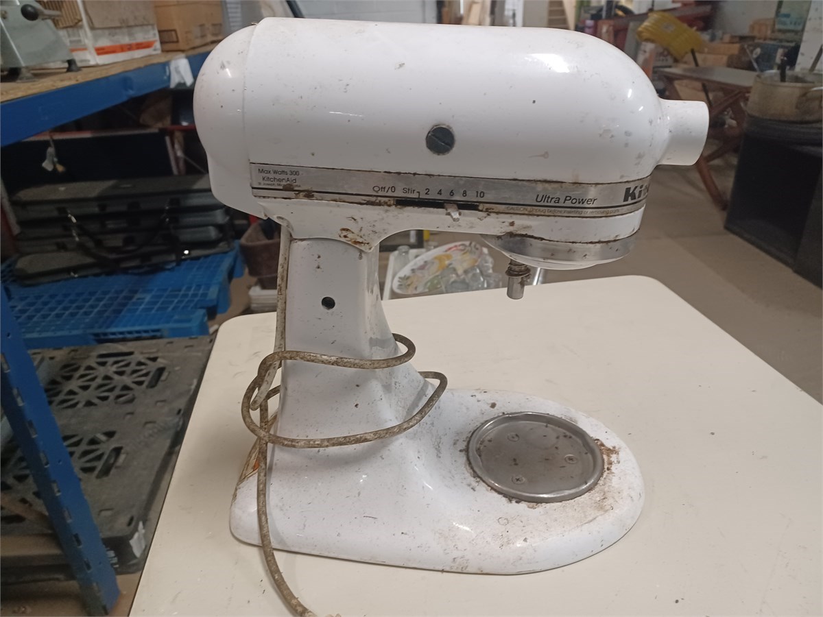 Sold at Auction: Hobart KITCHENAID Stand Mixer Working K45SS