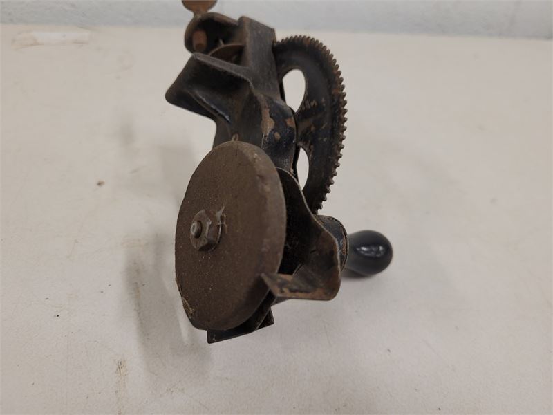 Sold at Auction: Antique Hand Crank Grinder